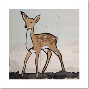 Sodaartstudio Digital Simple Modern Deer Posters and Art